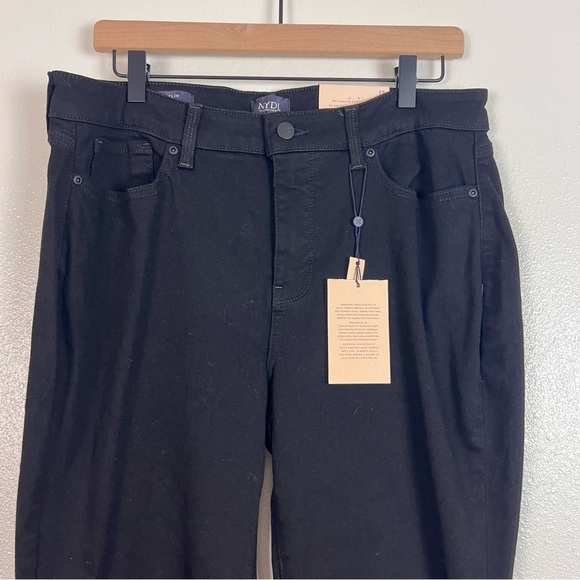 NWT NYDJ Sheri Slim Black - Picture 5 of 14